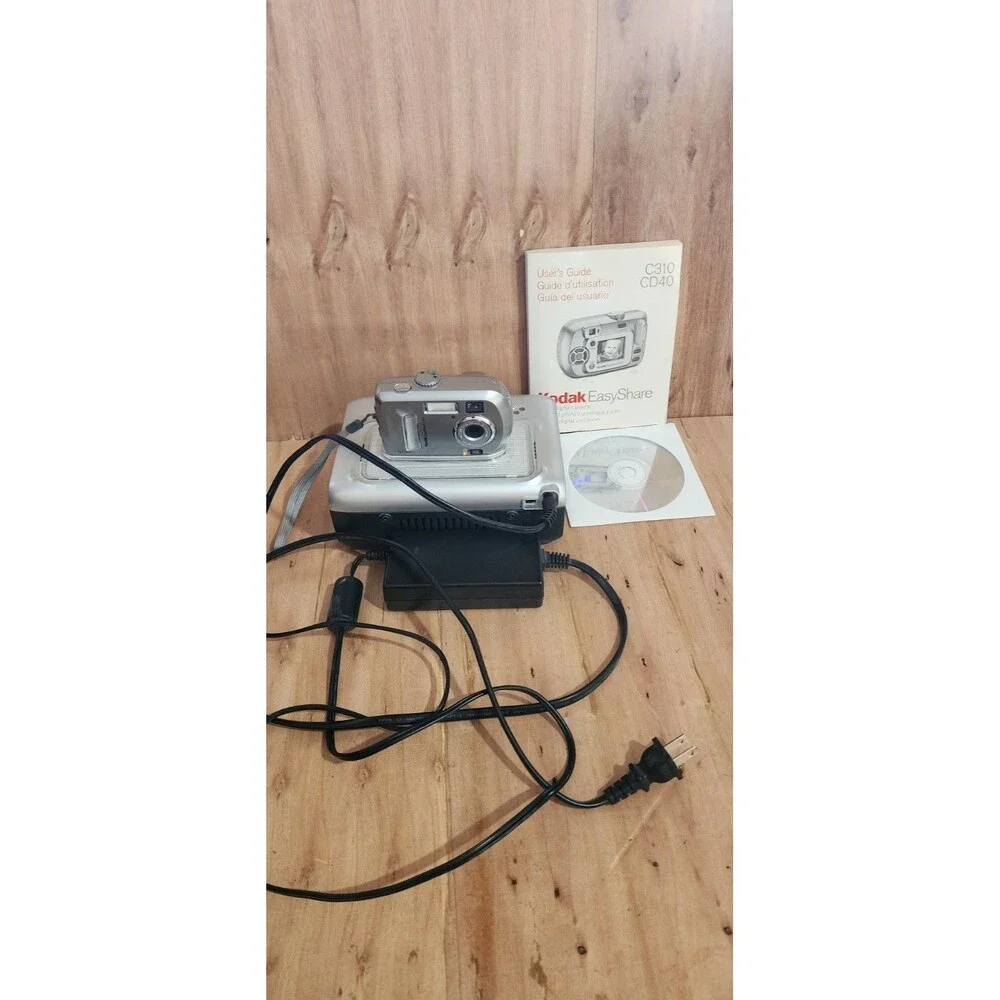Kodak EasyShare Printer Dock Series 3 With C340 Camera And Manual